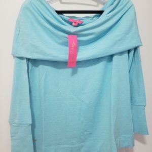 NWT Lilly Pulitzer Belinda Pullover Bali Blue